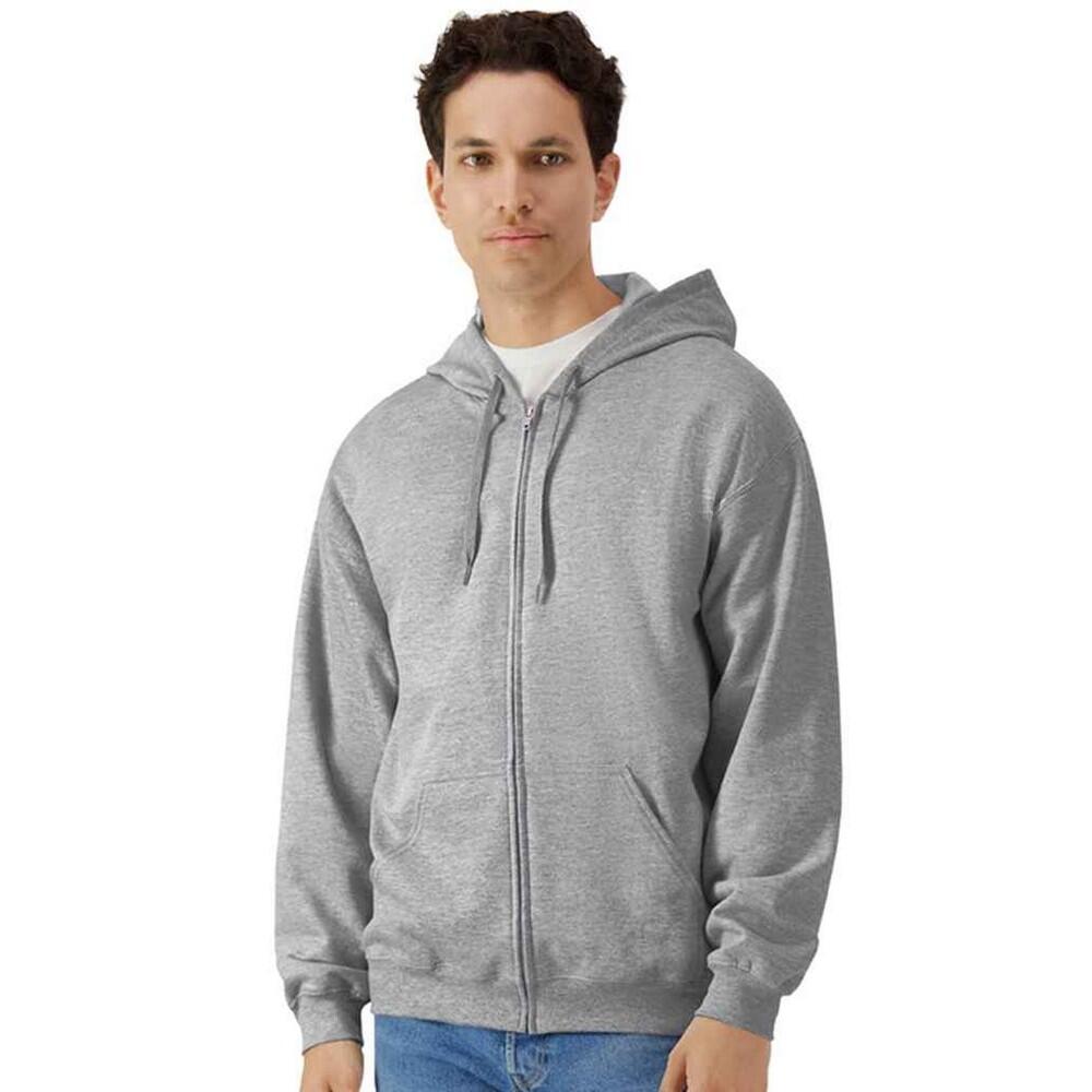 Gildan Mens Softstyle Midweight Full Zip Hoodie