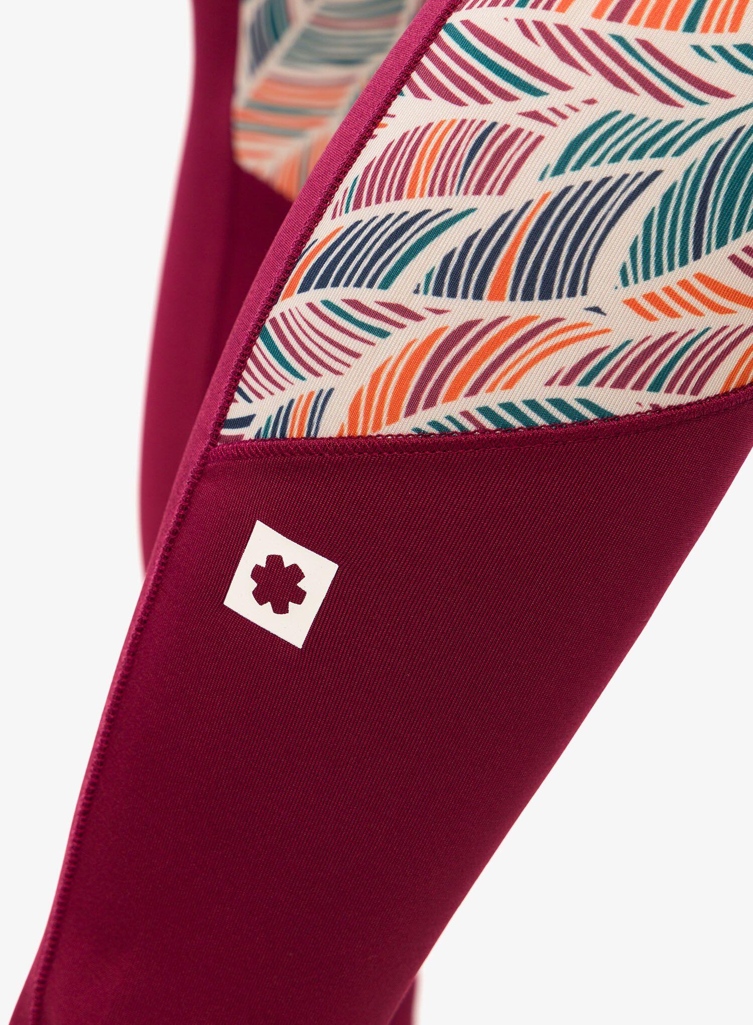 Leggings femmes Ocún Rhea wine rhododendron 87% polyester 13% élasthanne 5/6