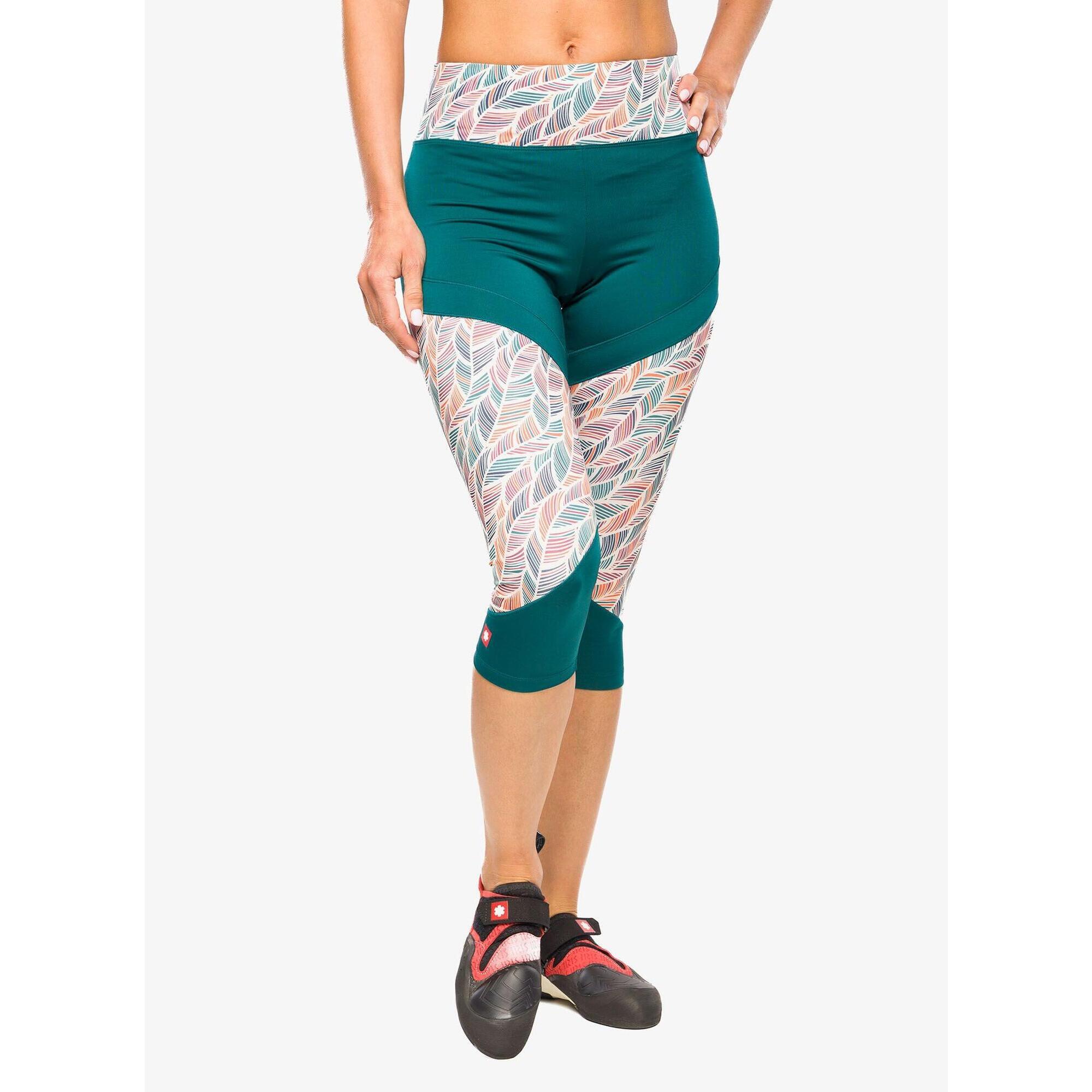 Ocun - Legging Escalade Ocun Rhea 3/4 Femme, Coupe 3d Fit, Léger Et Respirant - Legging - Vert - Decathlon