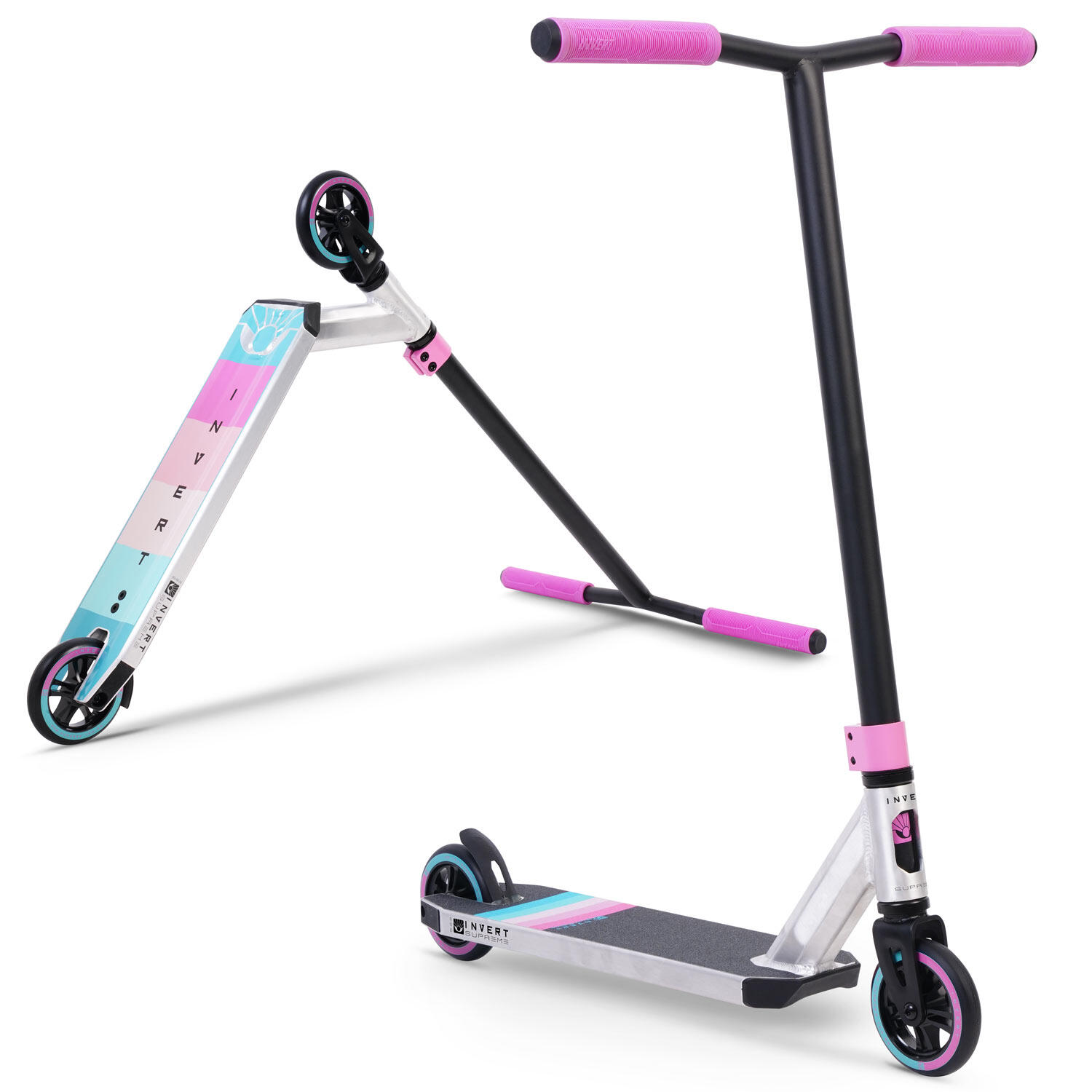 Invert Supreme 2-8-13 Trottinette – Raw/Black/Pink 4/7