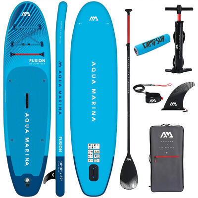 Aqua Marina Fusion 330 cm blau SUP-Board + Paddelbrett