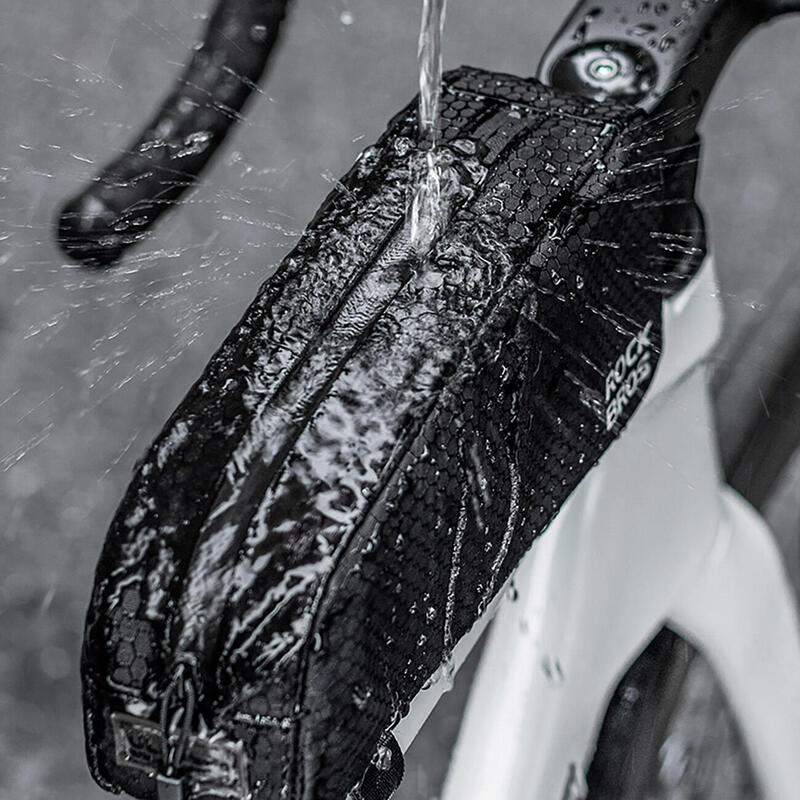 Geantă de bicicletă Rockbros pentru cadru pe tubul superior 0,9l – neagră