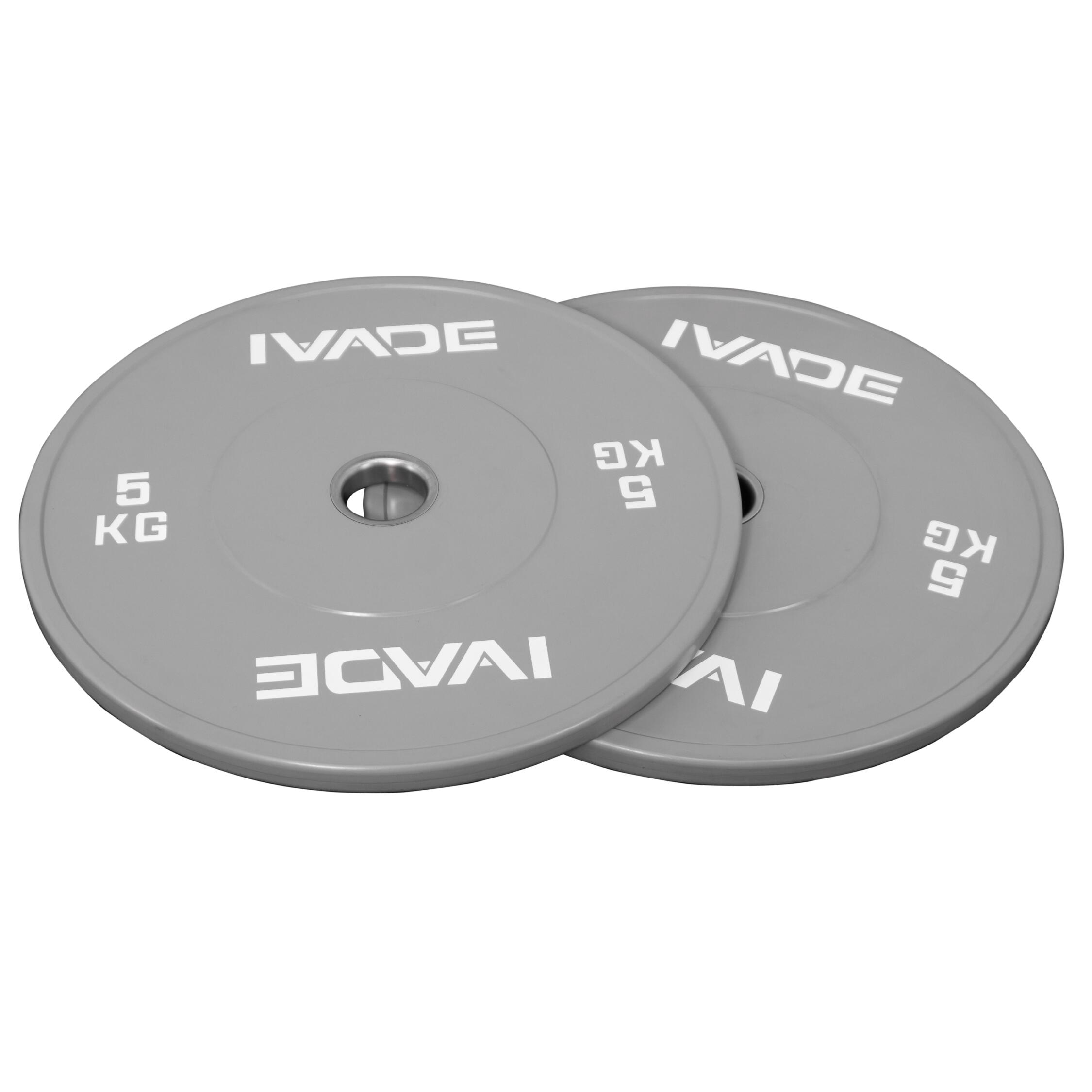 [PRE-ORDER 30 DAYS] 5 kg x 2 Plates COLOR BUMPER (2" Hole) MDC Model - IRONTEC