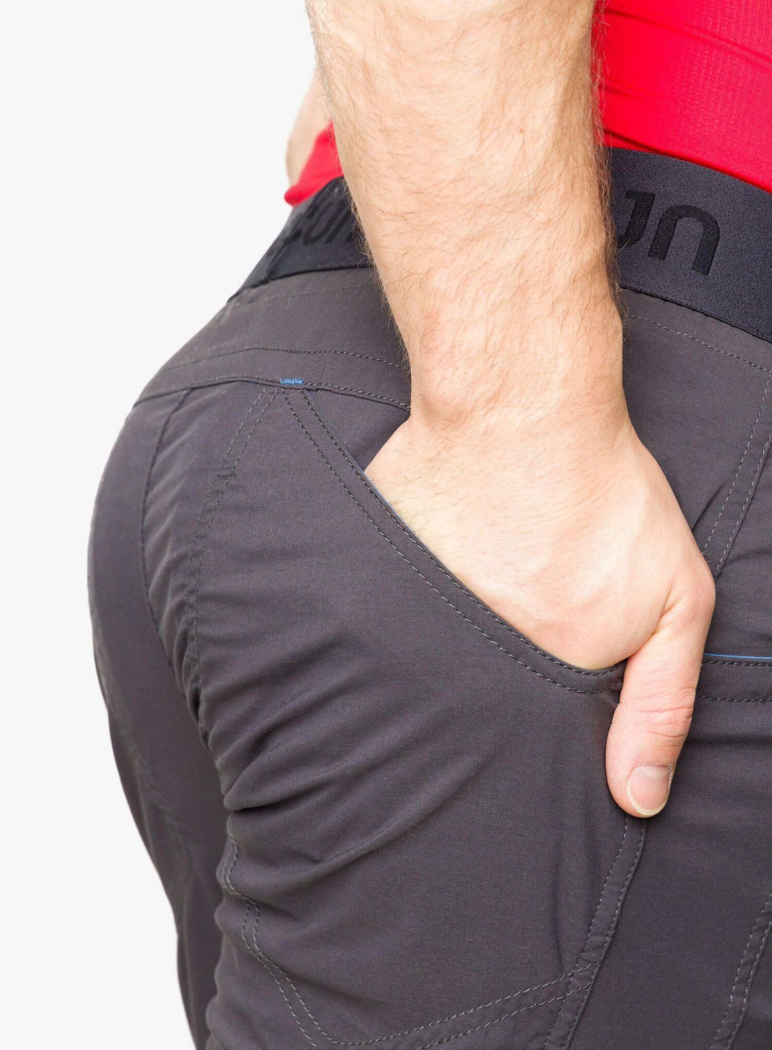 Pantalon d’escalade Ocun Mania léger extensible anthracite 6/7