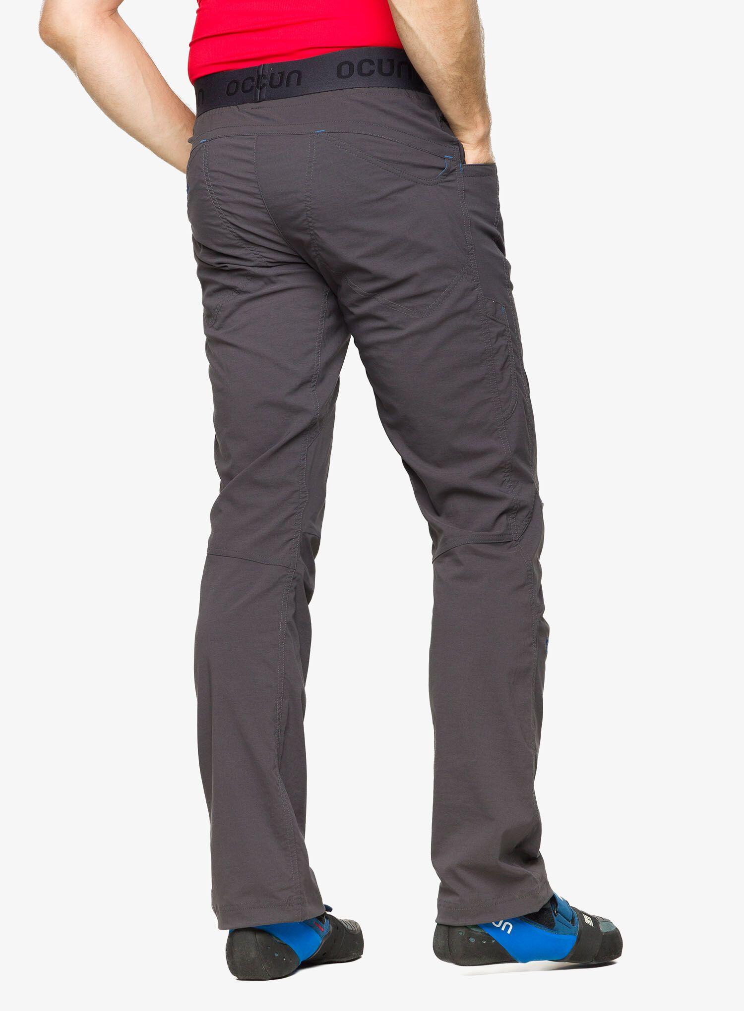 Pantalon d’escalade Ocun Mania léger extensible anthracite 4/7