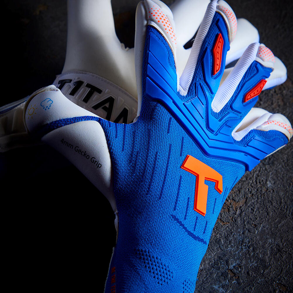 T1TAN Alien Gravity Blue 2.0 Goalkeeper Gloves 4/4
