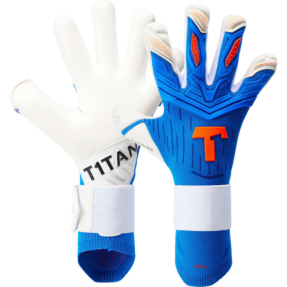 T1TAN Alien Gravity Blue 2.0 Goalkeeper Gloves 1/4