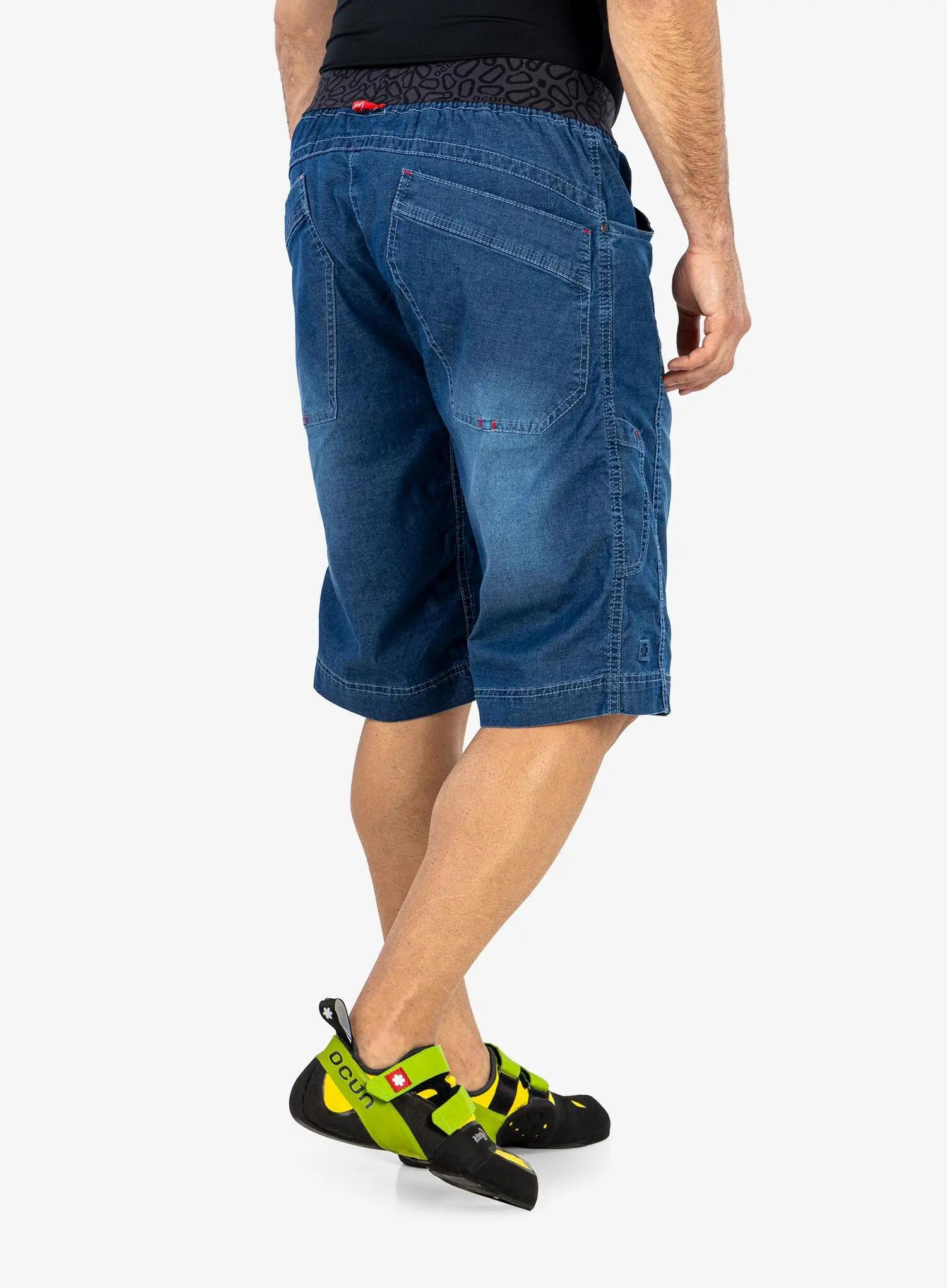 Ocún MÁNIA JEANS Kletter-Shorts, 2‑way Stretch, flache Taille, dunkelblau 2/7