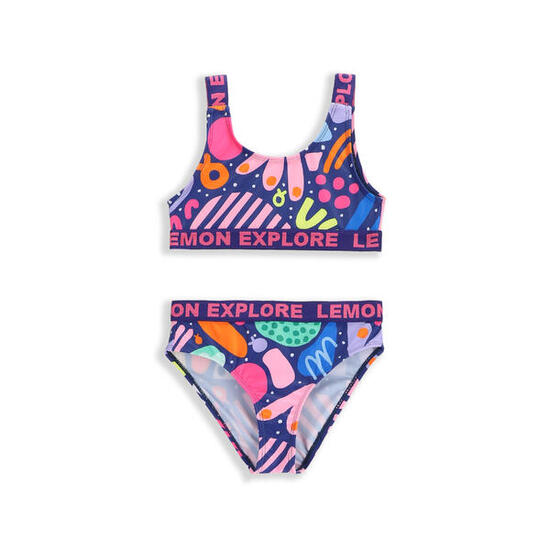 Mädchen Bikini-Set Surfen WL5 bunt