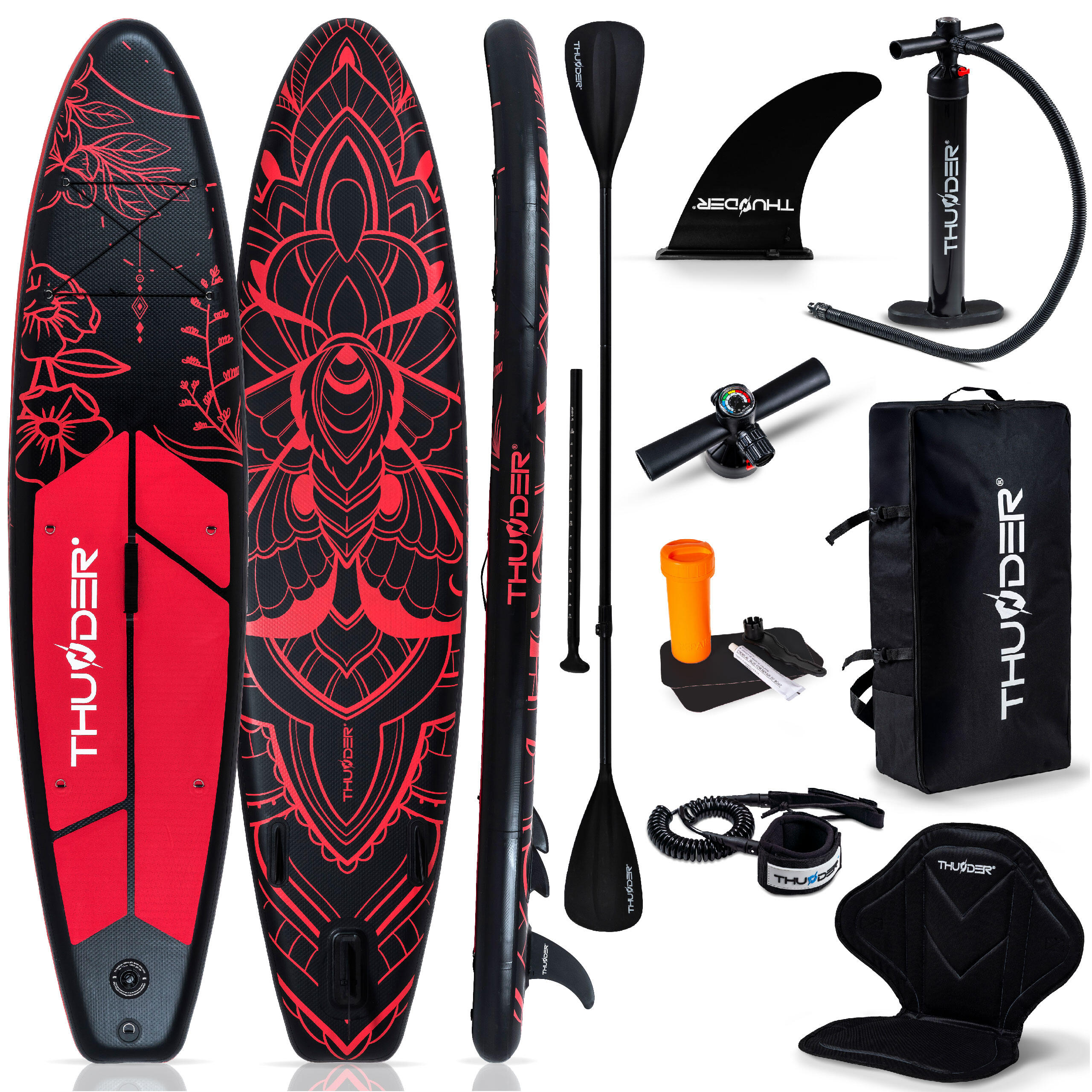 THUNDER Aufblasbares SUP-Board mit Zubehör THUNDER MOTH 320cm