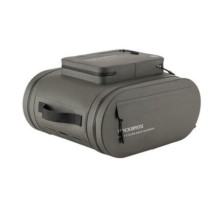 Sakwa rowerowa Rockbros wodoodporna, na bagażnik, pojemność 14l - szara