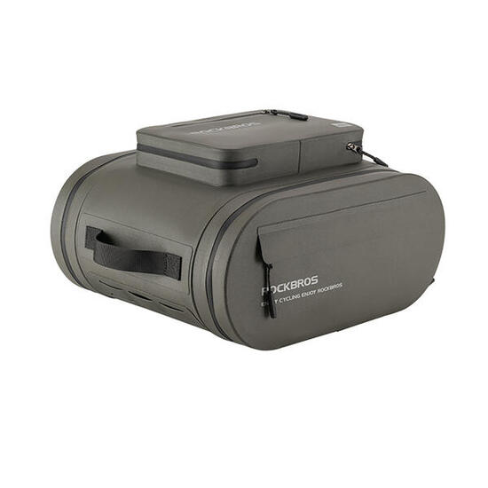Sakwa rowerowa Rockbros wodoodporna, na bagażnik, pojemność 14l - szara