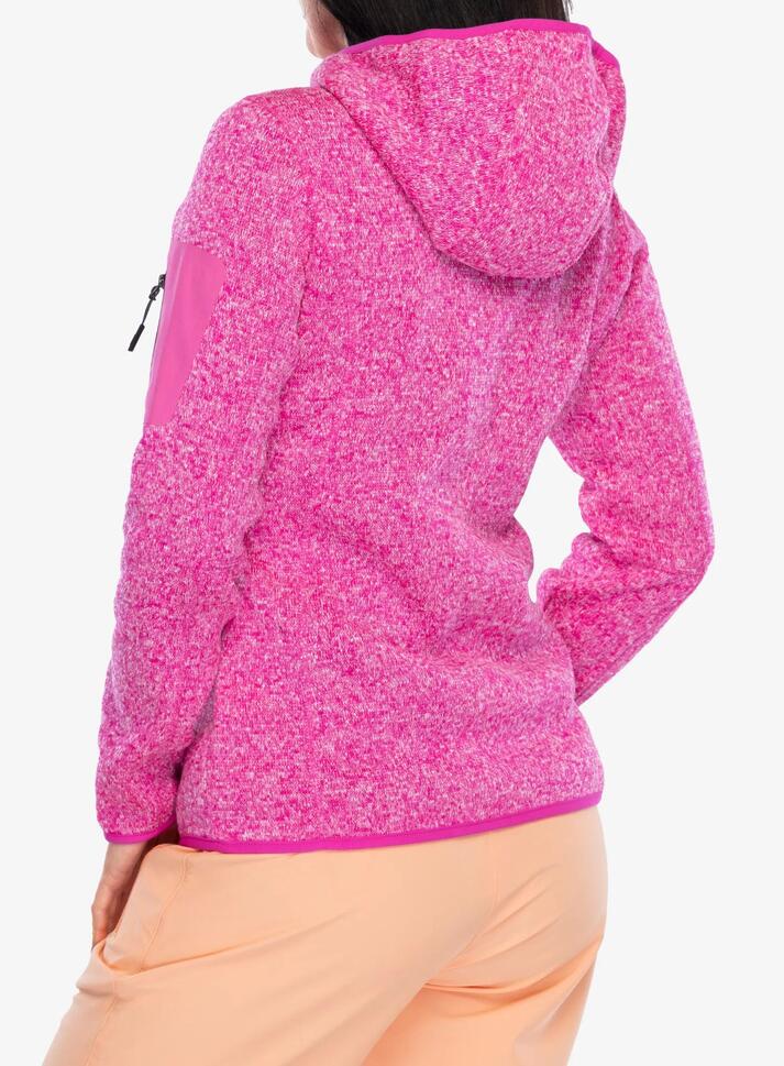 Polar damski CMP Londra Fix Hood Jacket Knitted