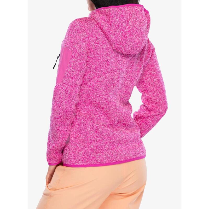 Polar damski CMP Londra Fix Hood Jacket Knitted