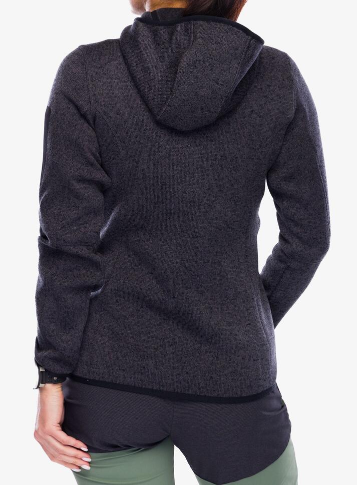 Polar damski z kapturem CMP Londra Fix Hood Jacket Knitted