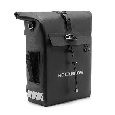 Borsa da bicicletta Rockbros con funzione zaino impermeabile con portacasco 18l