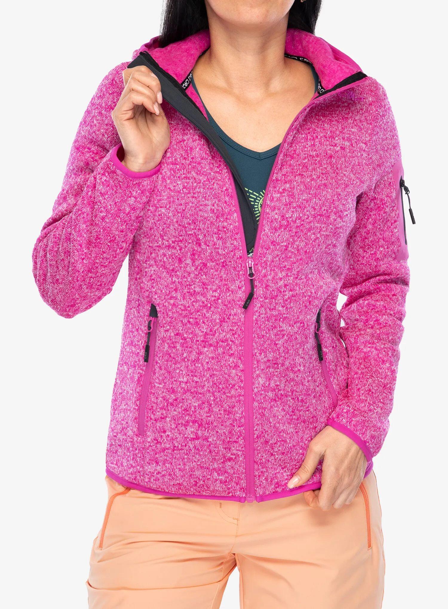CMP Damen Jacke Knitted Melange Hoody 3H19826 6/7