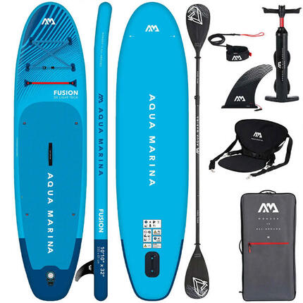 Aqua Marina Fusion 330 cm SUP Schwimmbrett BLAU + COMBO