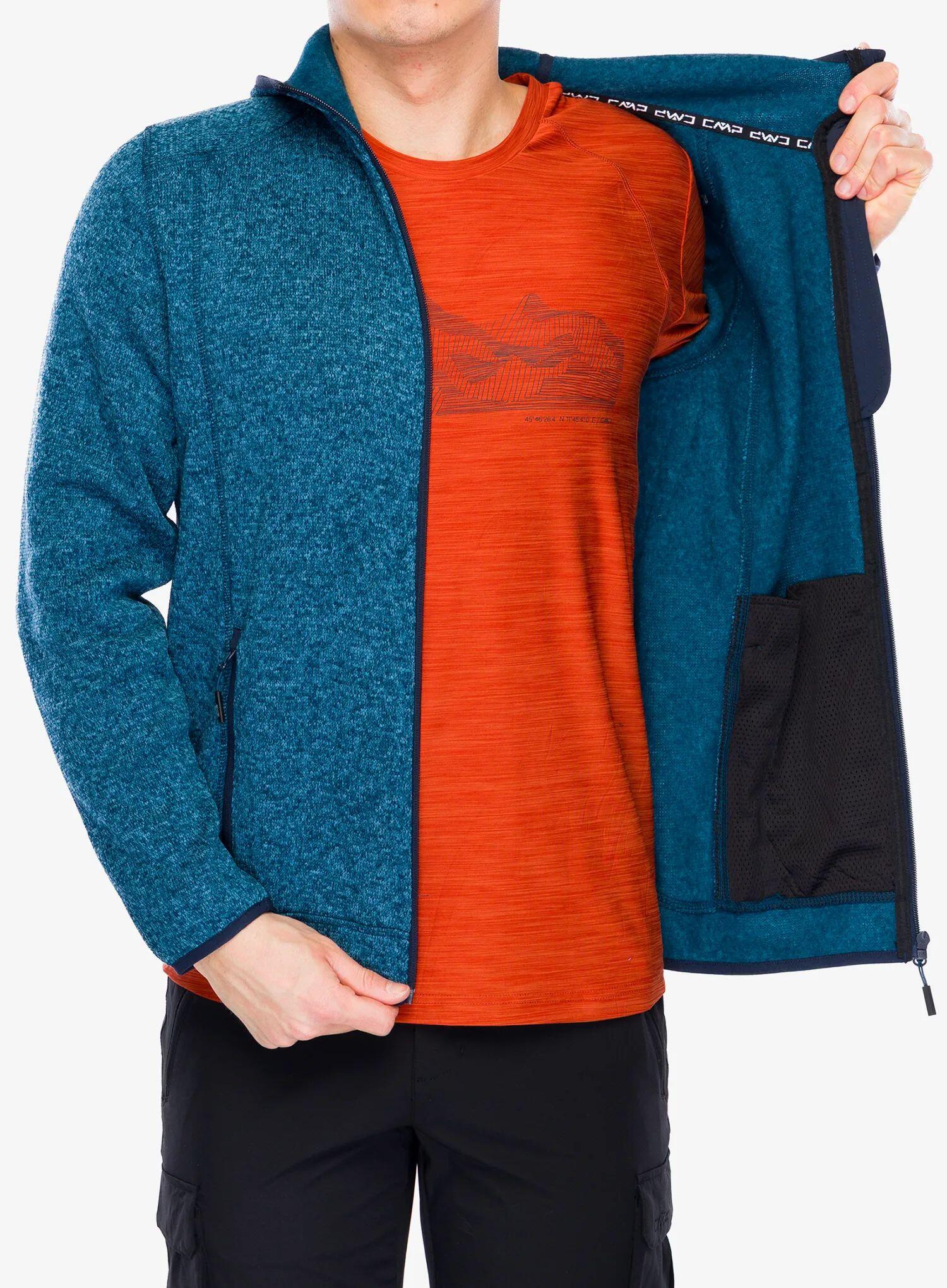 Kurtka polarowa męska CMP Borgis Fix Hood Jacket 4/7