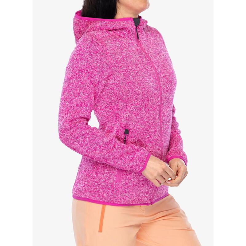 Polar damski CMP Londra Fix Hood Jacket Knitted