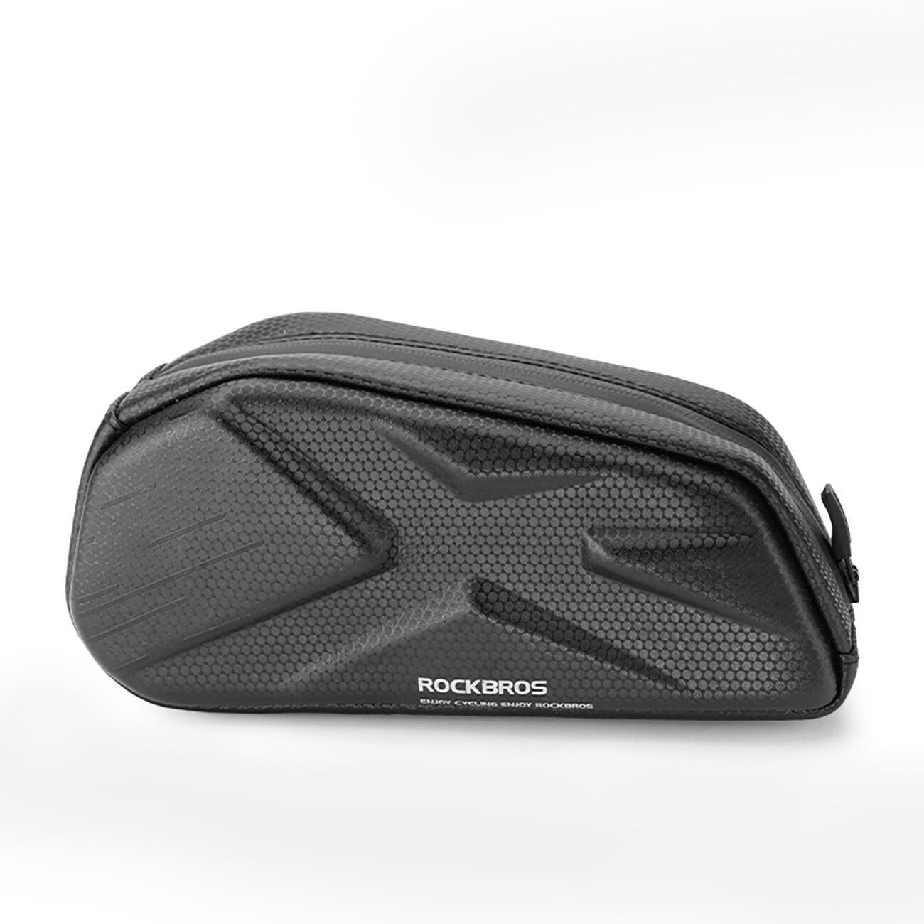 Torba rowerowa Rockbros usztywniana, na ramę, na rurę górną 1,4l – czarna