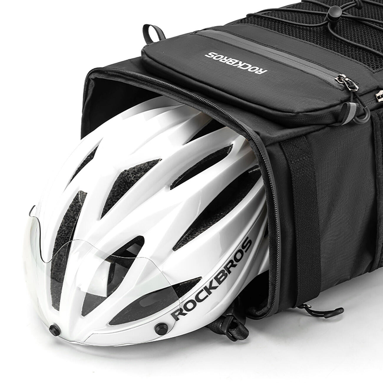 Unisex - Fahrrad-Trekkingrucksack - wasserdicht, 14 l - Schwarz 5/7