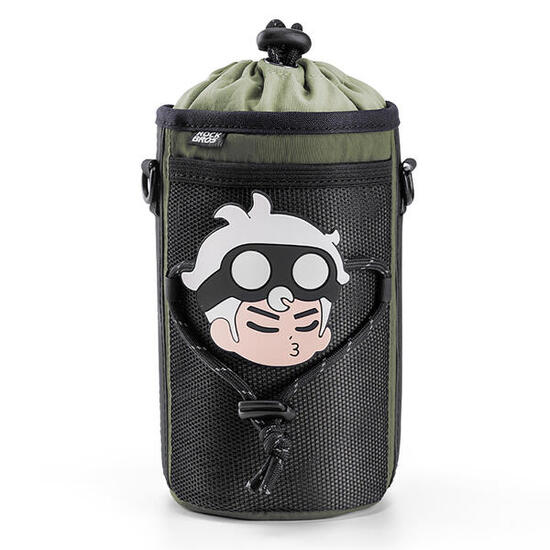 Rockbros borsa per bottiglia turistica con tracolla 1l - verde