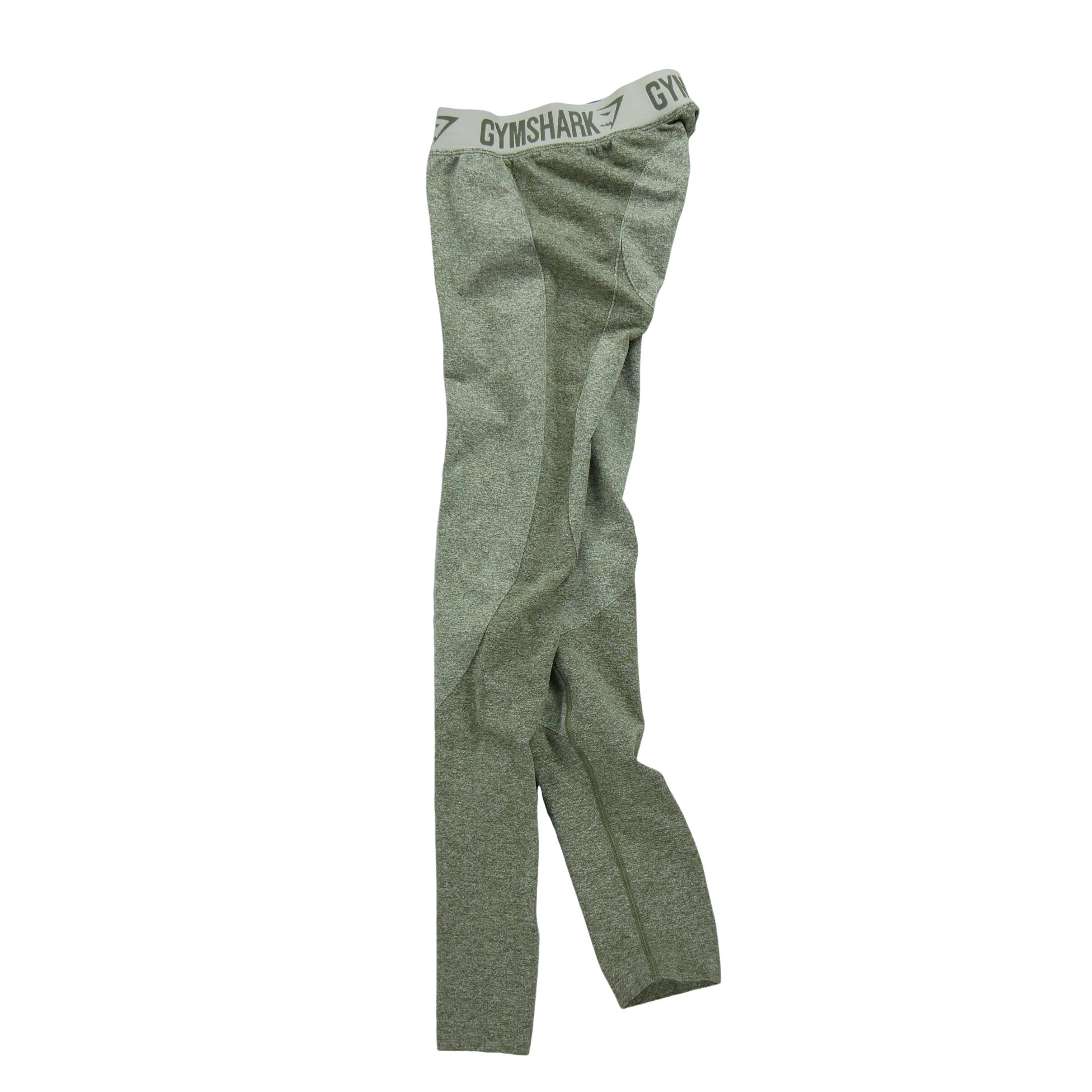 GYMSHARK Segunda Vida - Calças Leggings de Yoga Secas para Mulheres em Cáqui - Como novo