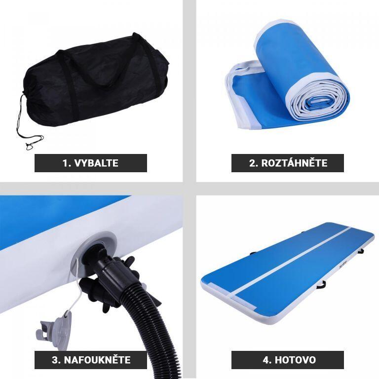AirTrack Luchtmat - Gymnastiek - Turnmat -  500 x 100 x 10 cm 2/7