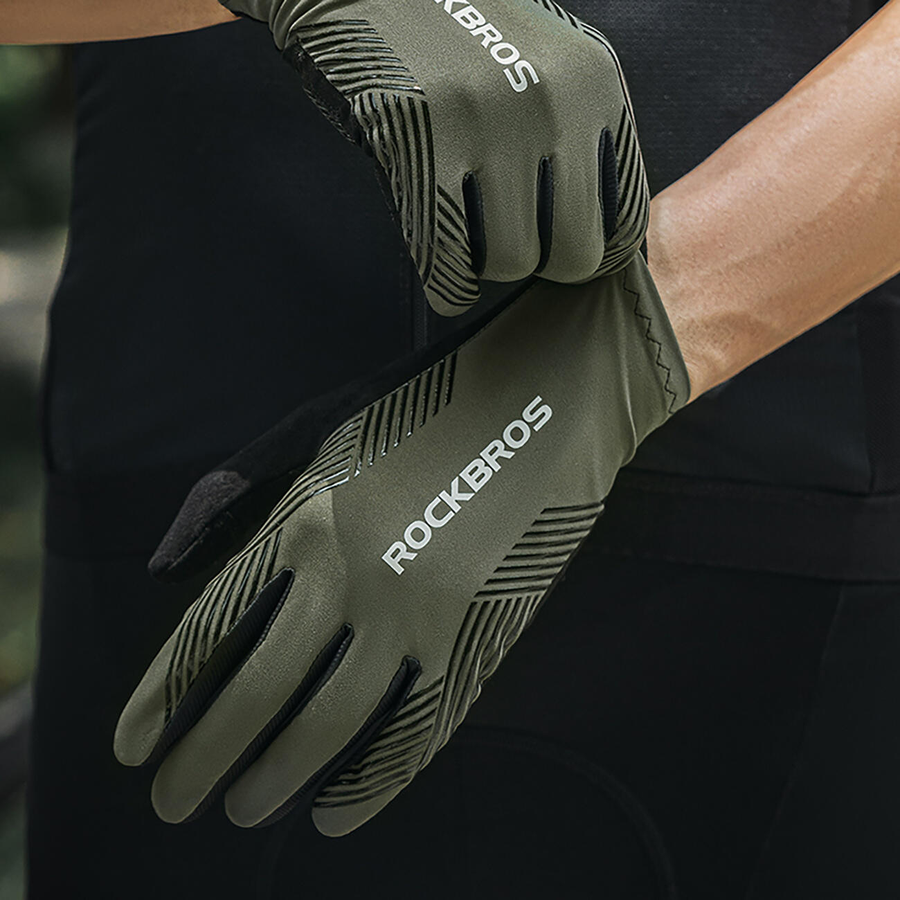 Rockbros fietshandschoenen lente/zomer/herfst, volledig 6/7