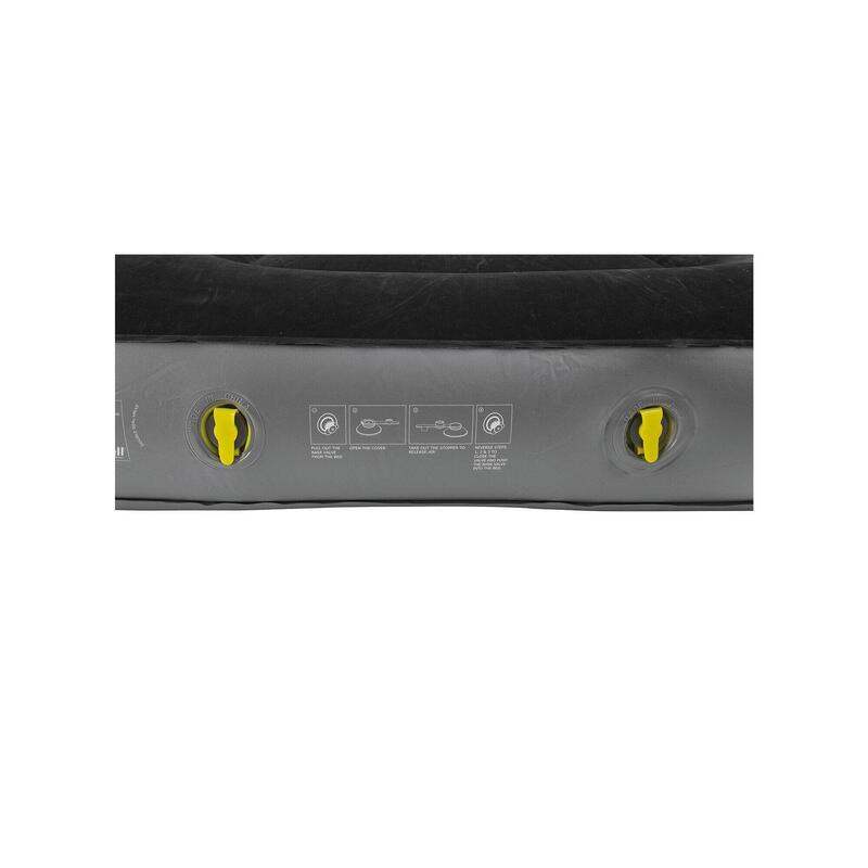 Materac dmuchany Outwell Classic Double Two Chamber - black/grey