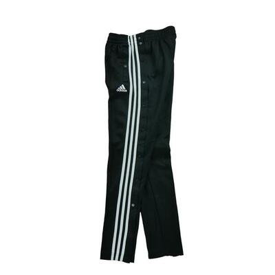 Tweedehands - dames retro 3 streep zwarte joggers - als nieuw