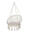Cadeira Suspensa 80x80x42 cm Bege Outsunny