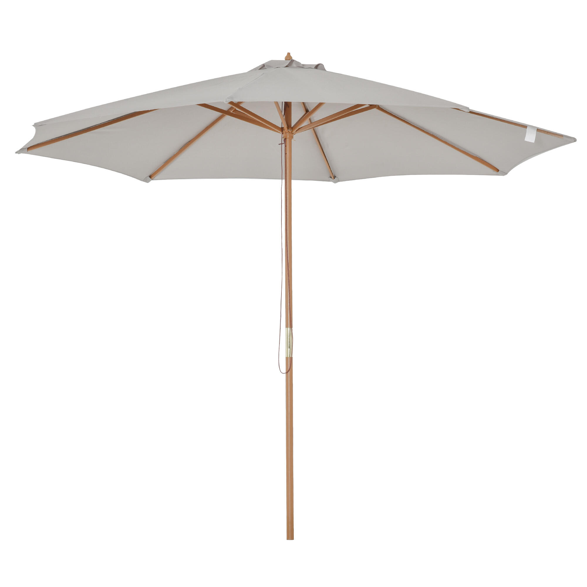 Chapéu de sol de 300x300x250 cm cinza claro outsunny