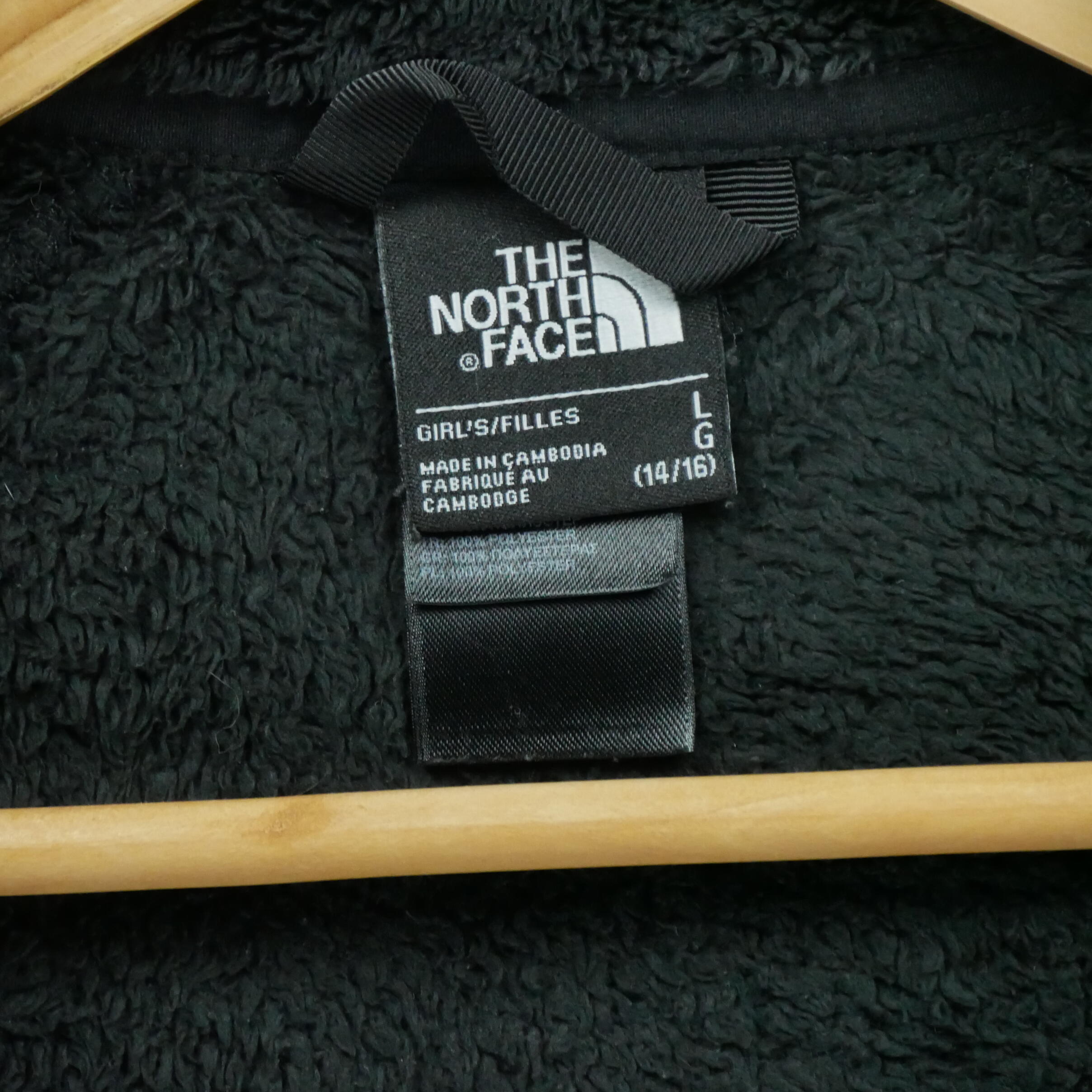 Seconda Mano - Giacca in pile nero Osito TNF da donna - Stato eccellente 7/7