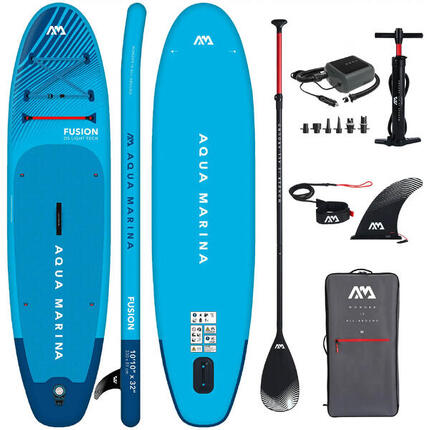 Aqua Marina Fusion 330 cm SUP Schwimmbrett BLUE+ PBG 6 Pumpe