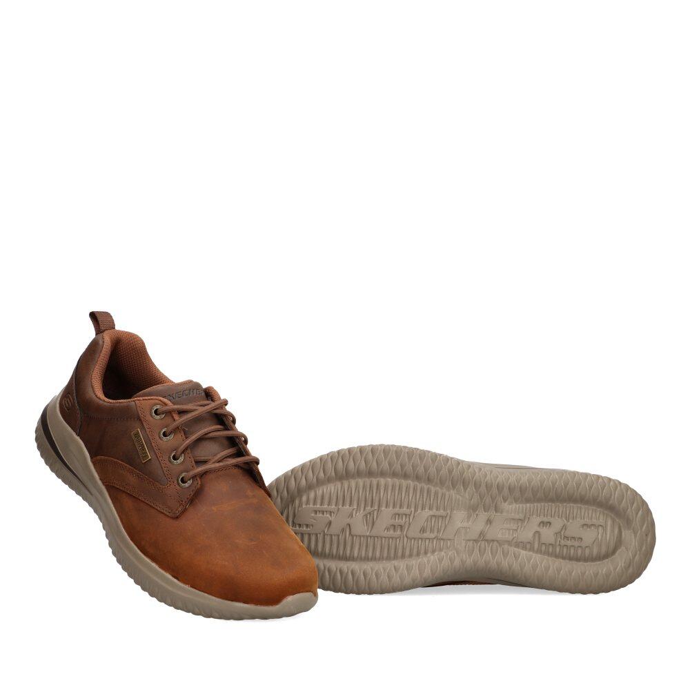 Zapatillas Caminar Hombre Skechers 210661_CDB Marrones con Cordones 6/6