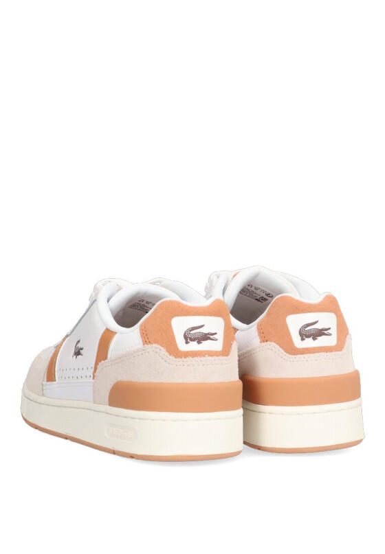 Deportivas Casual Hombre Suela Plana - Modelo T-clip Contrasted Blanco 6/6