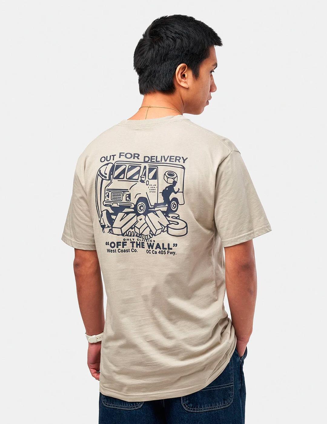 VANS Camiseta para Hombre Vans  Beige