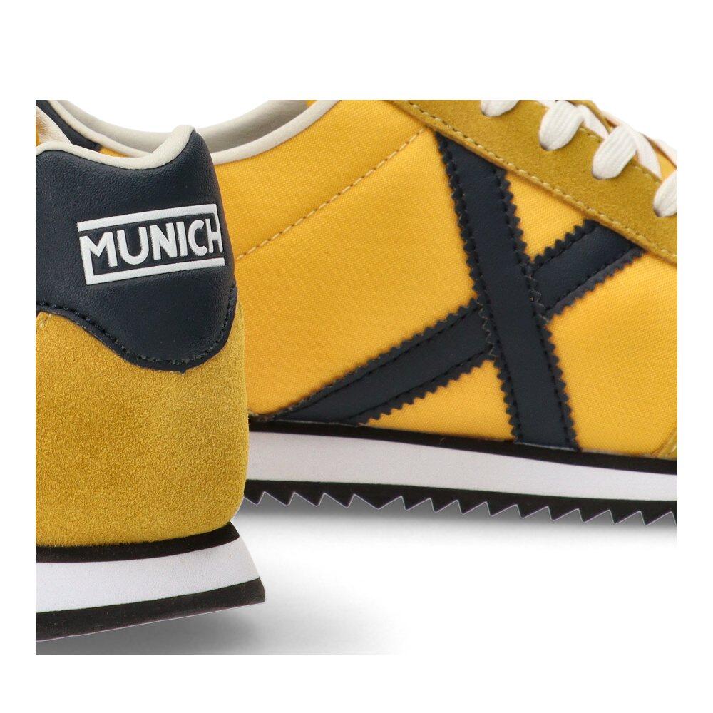 Deportivas Casual Hombre Suela Plana - Modelo Riber Amarillo 6/6