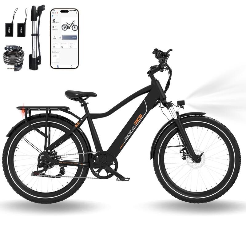 Vélo Electrique Adulte 27.5" E-Bike, APP & NFC, RCB-G5​