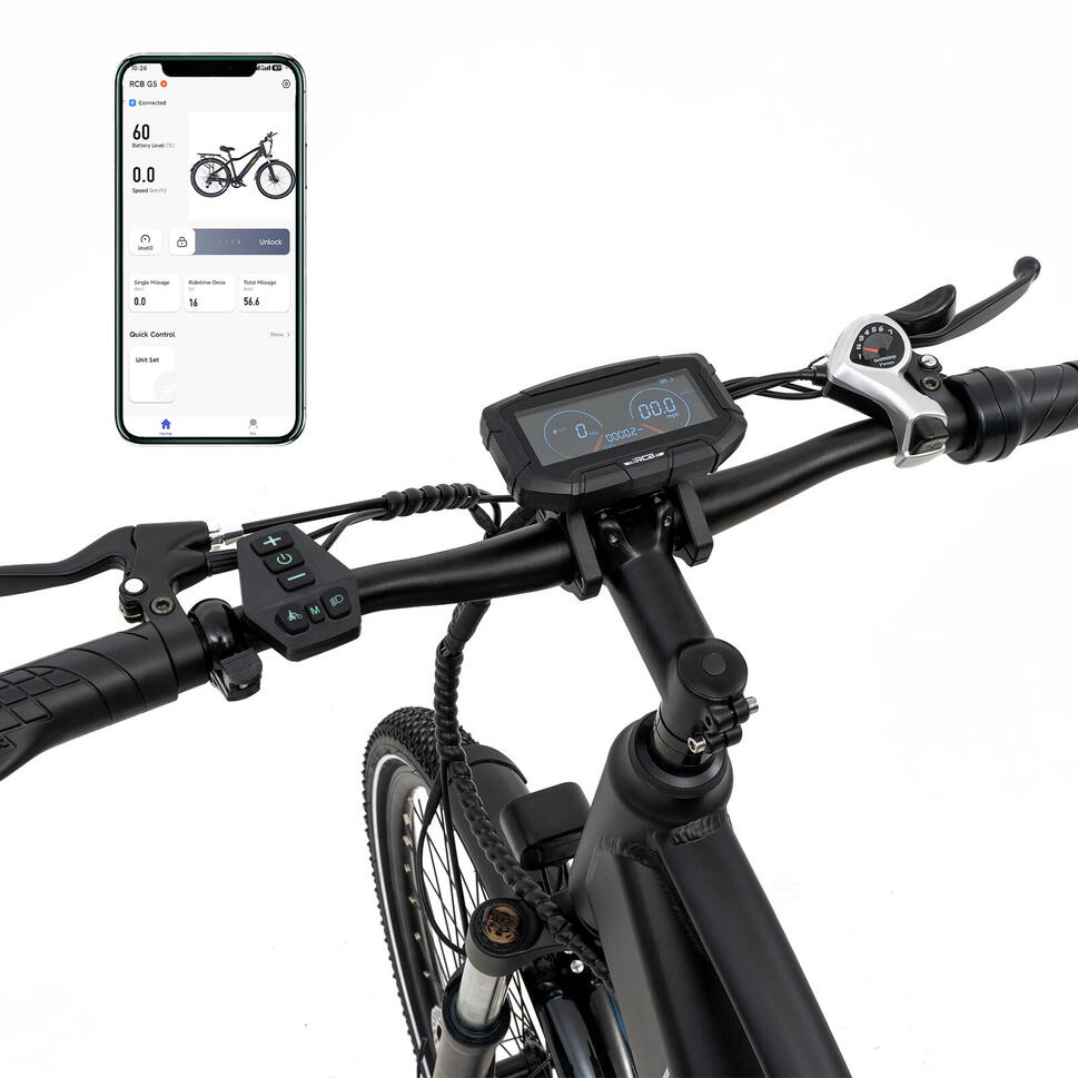 Rower elektryczny dla Dorosłych 27,5" E-Bike, APP,NFC, RCB-G5