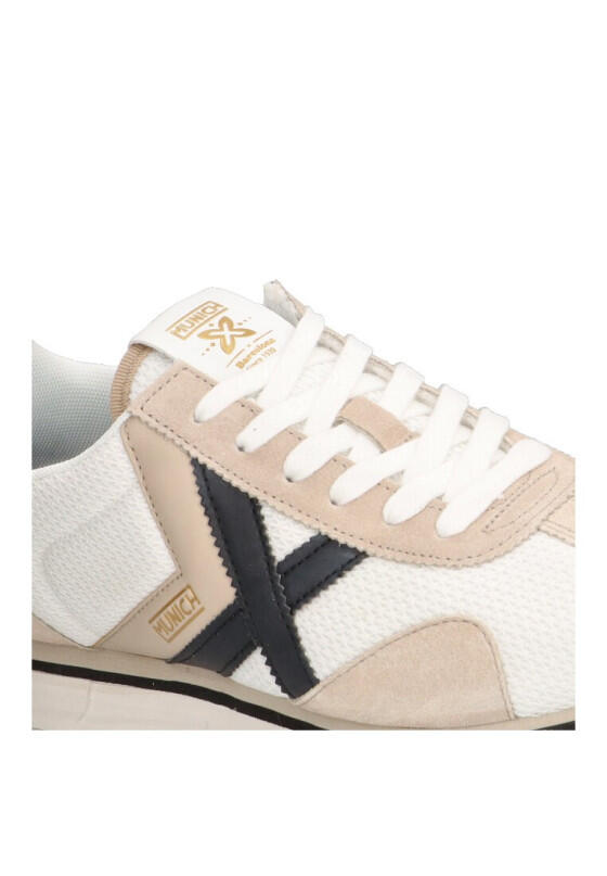 Deportivas Casual Hombre Suela Plana - Modelo Sapporo Blanco 6/6