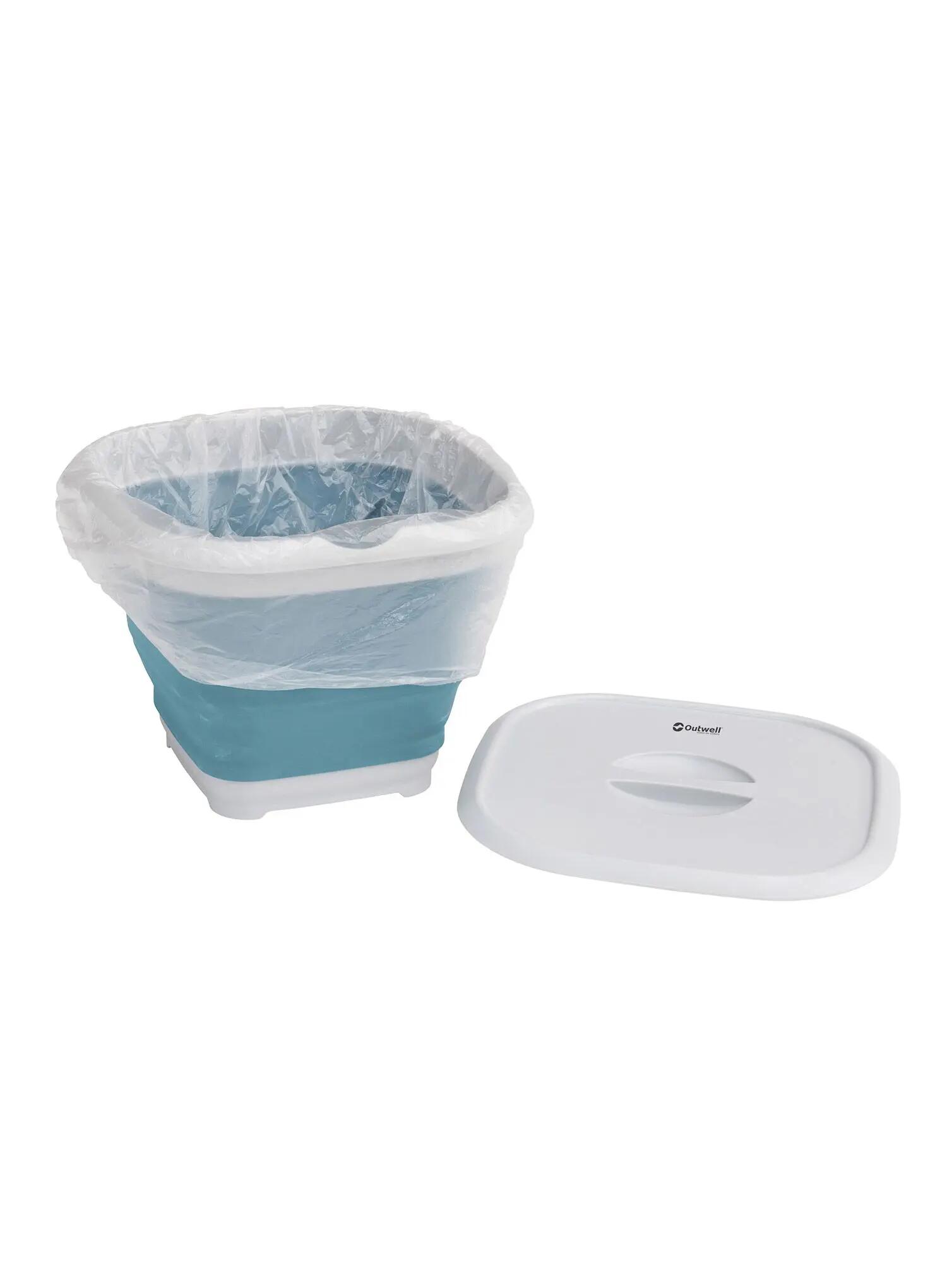 Wiadro Outwell Collaps Bucket Square w/lid - classic blue 5/6