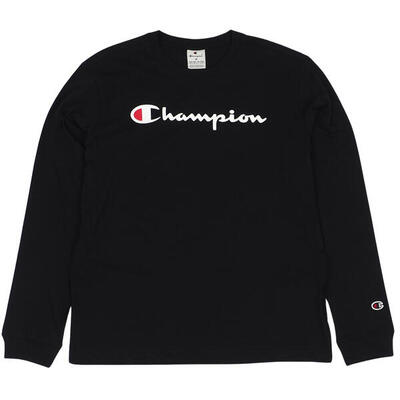 Heren champion crewneck long t-shirt fitness katoen lange mouwen