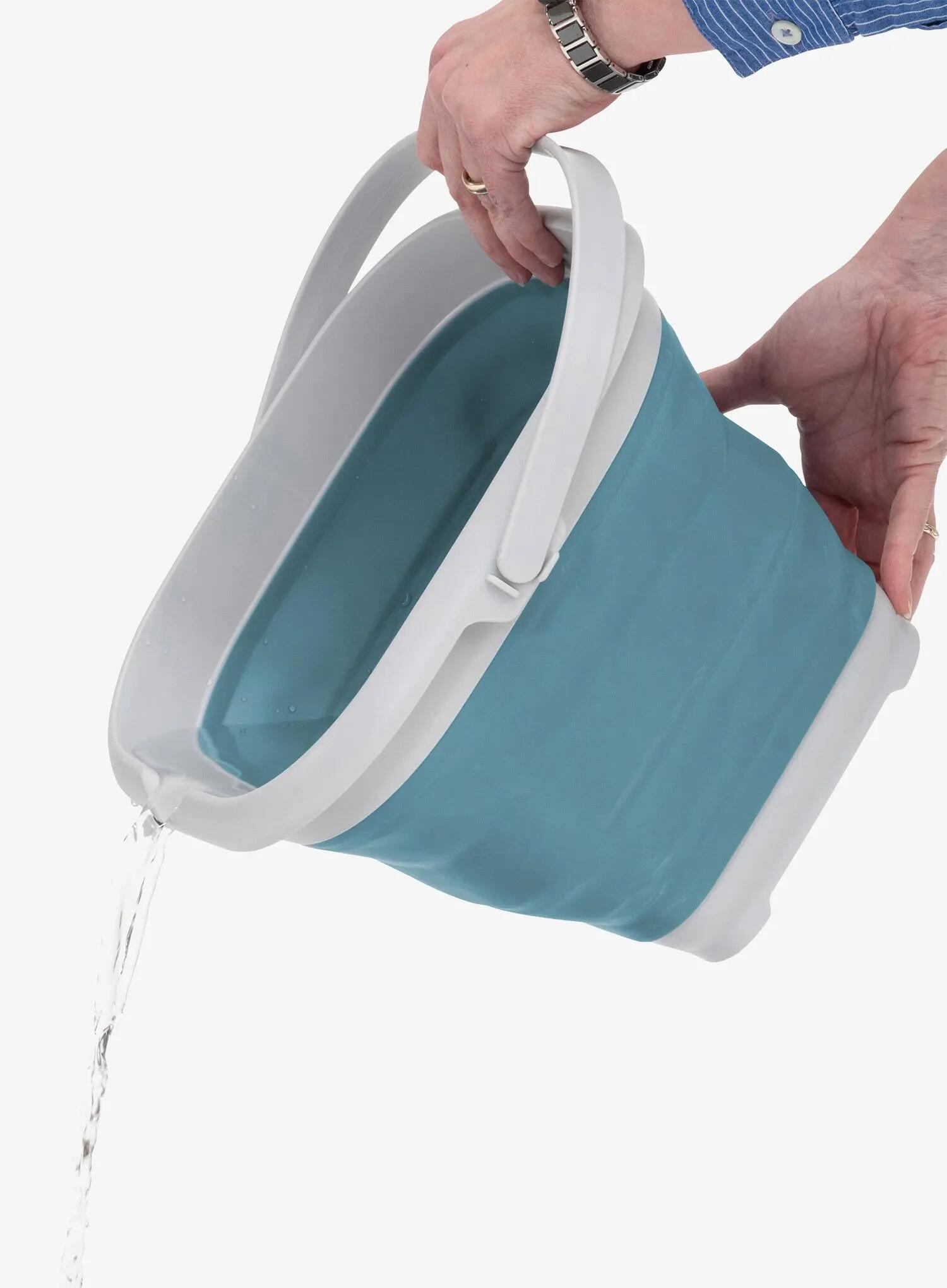 Wiadro Outwell Collaps Bucket Square w/lid - classic blue 6/6