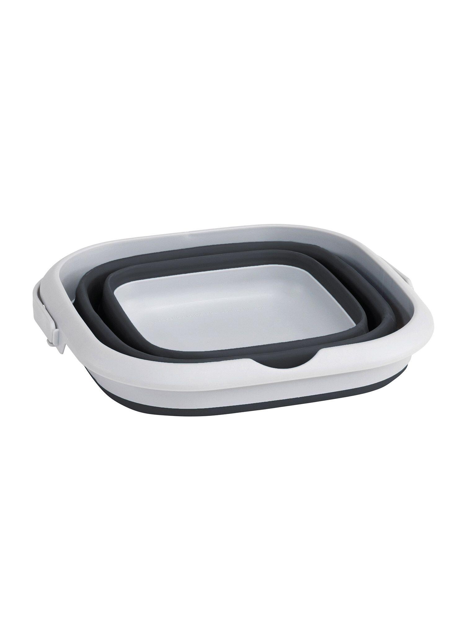 Wiadro Outwell Collaps Bucket Square w/lid - navy night 4/6