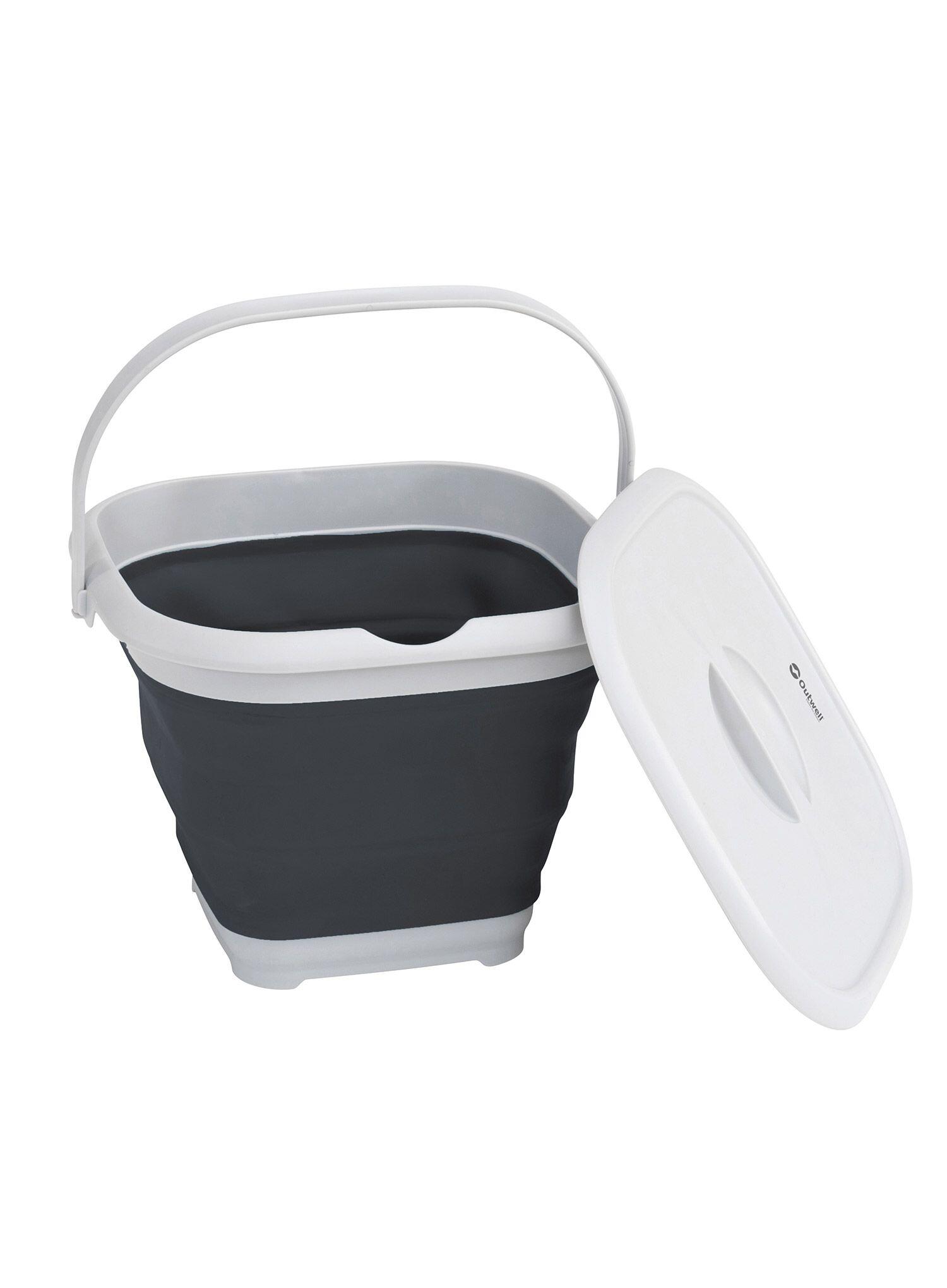 Wiadro Outwell Collaps Bucket Square w/lid - navy night 2/6