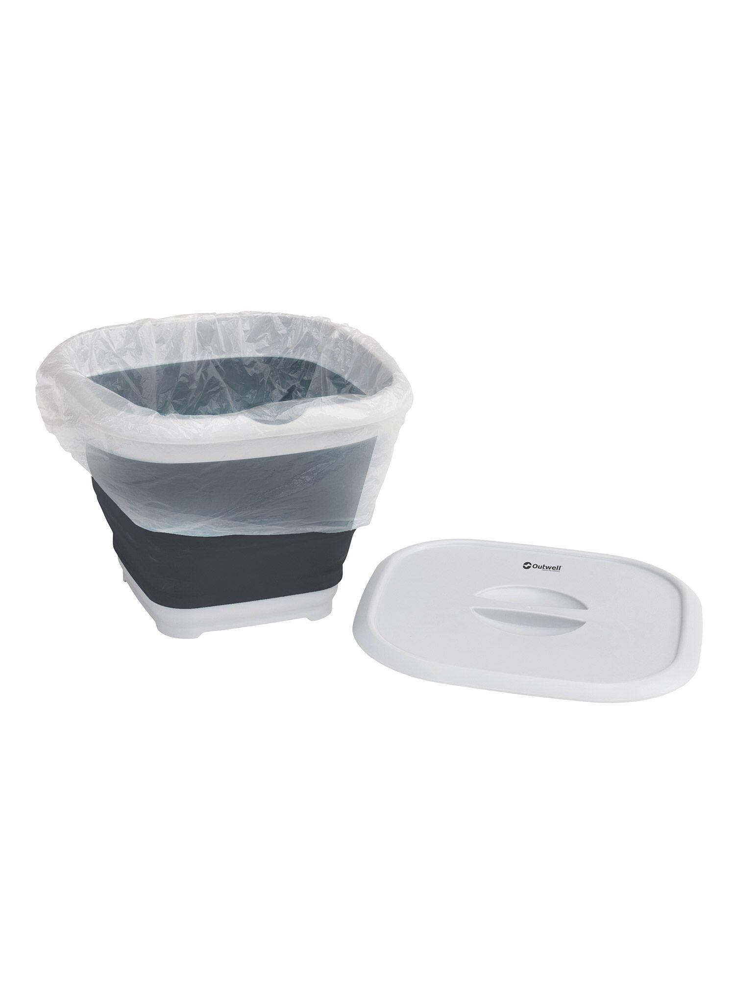 Wiadro Outwell Collaps Bucket Square w/lid - navy night 5/6