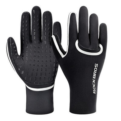 Guanti da ciclismo Rockbros completi. impermeabili